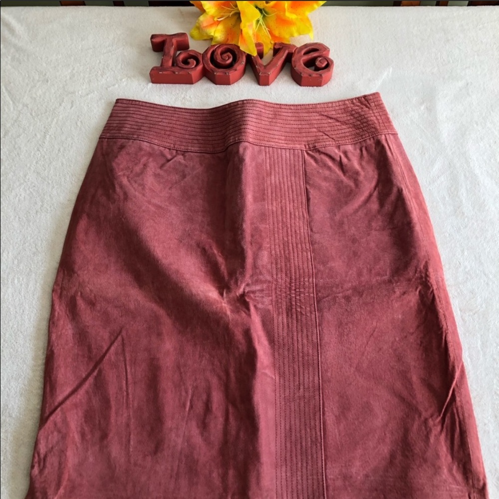 Newport News leather skirt